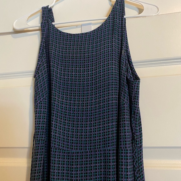 Vintage Plaid Maxi Dress - Picture 6 of 6